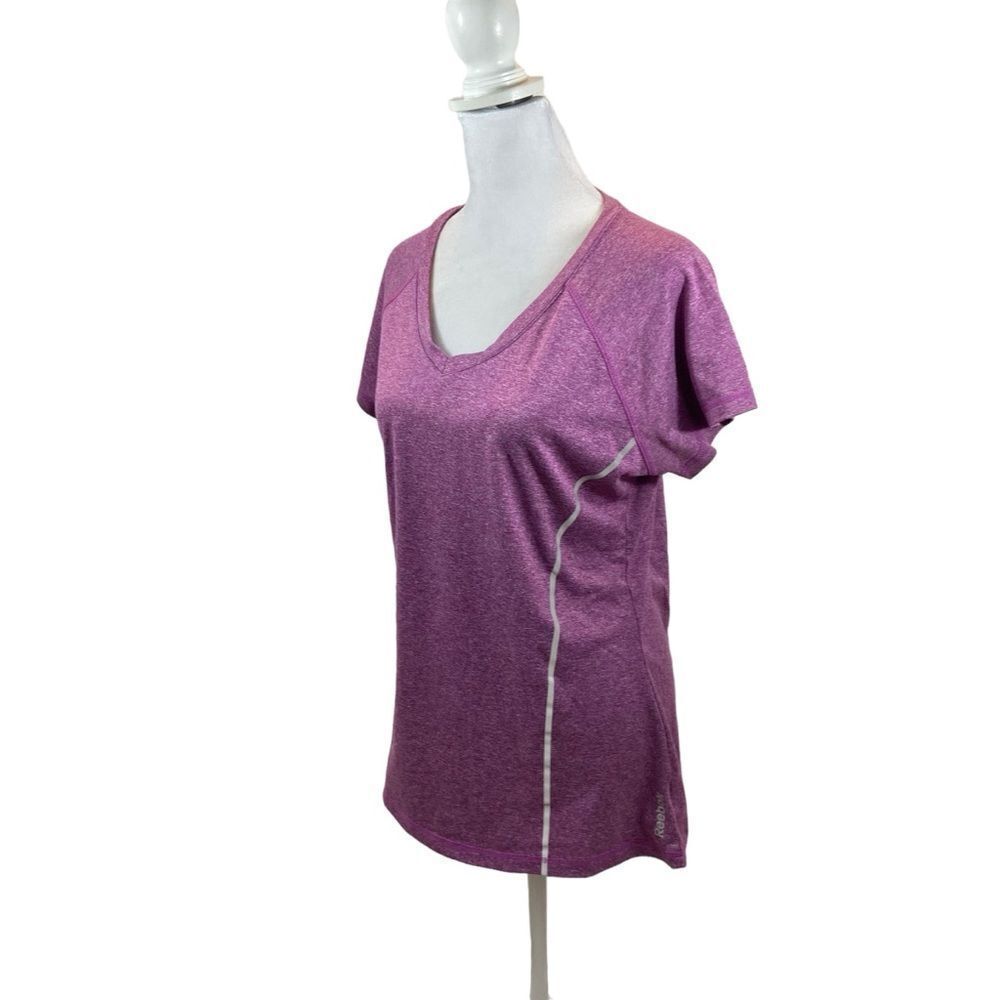 Ladies Reebok Purple Heather‎ Short Sleeve T-Shirt Size Medium